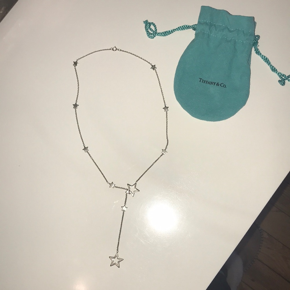 Tiffany and Co. Lariat Star Necklace